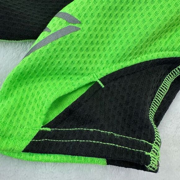 Brooks Running Women's L Equilibrium 1/4 Zip Performance Pullover Green Black - Picture 3 of 9